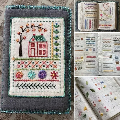 🌈Beginner-Friendly💕2026 Upgraded Embroidery Stitch Book Kit