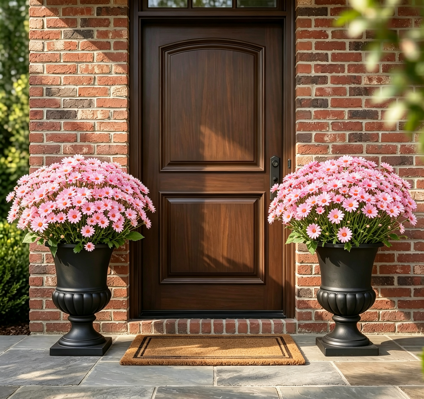 💥Last Day 70% OFF🌼- Artificial Outdoor Sunset Mums Flowers - UV resistant, Waterproof, Windproof