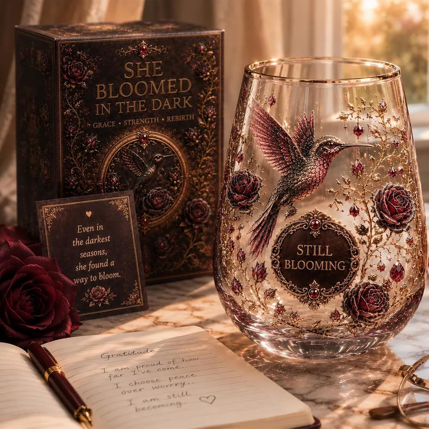 🌿🌊Journey Through Nature — Handcrafted Glassware✨