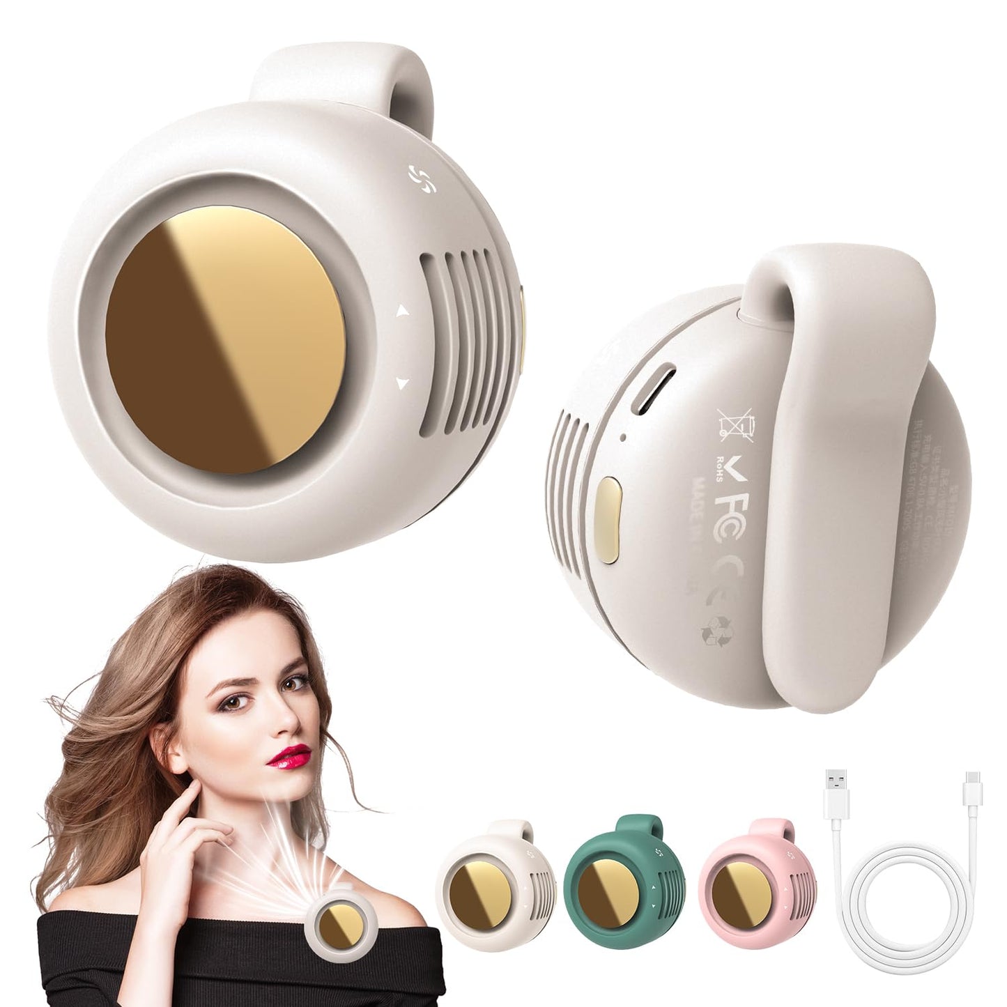 360° Rotatable Portable Mini Clip-on Fan🌬️ 🌬️ 🌬️