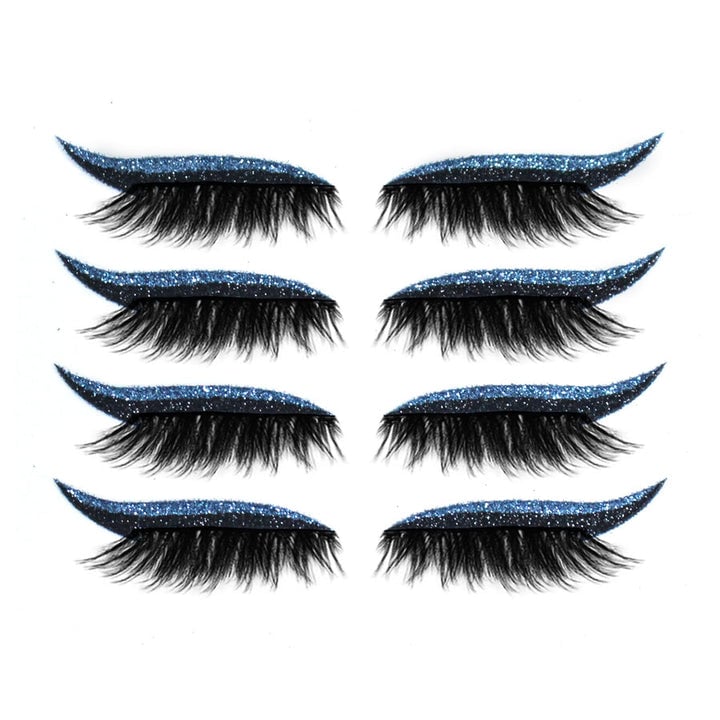 🔥Buy 2 Get 4-Reusable Glitter Eyeliner Lash Stickers