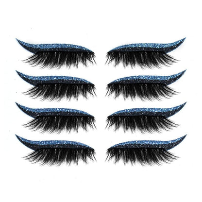 🔥Buy 2 Get 4-Reusable Glitter Eyeliner Lash Stickers