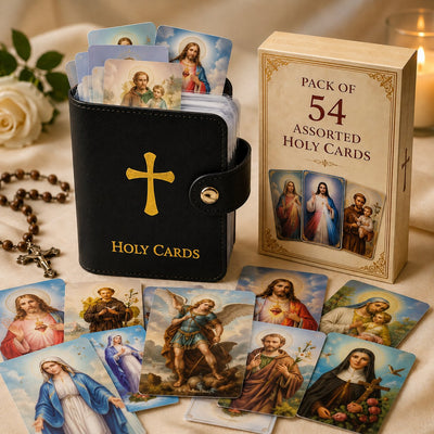 ✝️Black / 🙏 Holder + 54 Prayer Cards / Buy 3 50%OFF（3 colours）