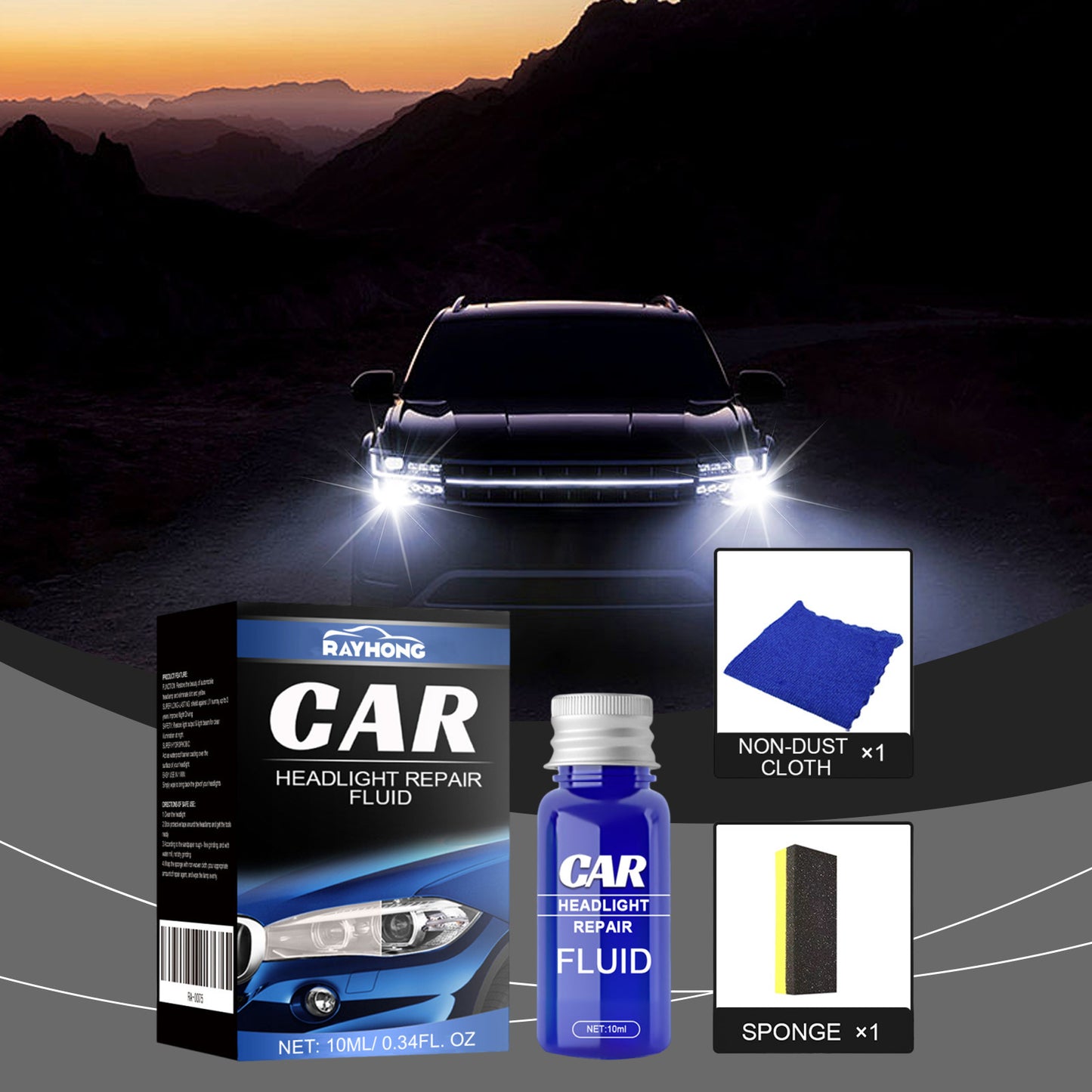 ⏰ LIMITED TIME OFFER 🔥 Car Headlight Repair Fluid – Buy 2 Get 1 FREE | Buy 3 Get 3 FREE 🔥