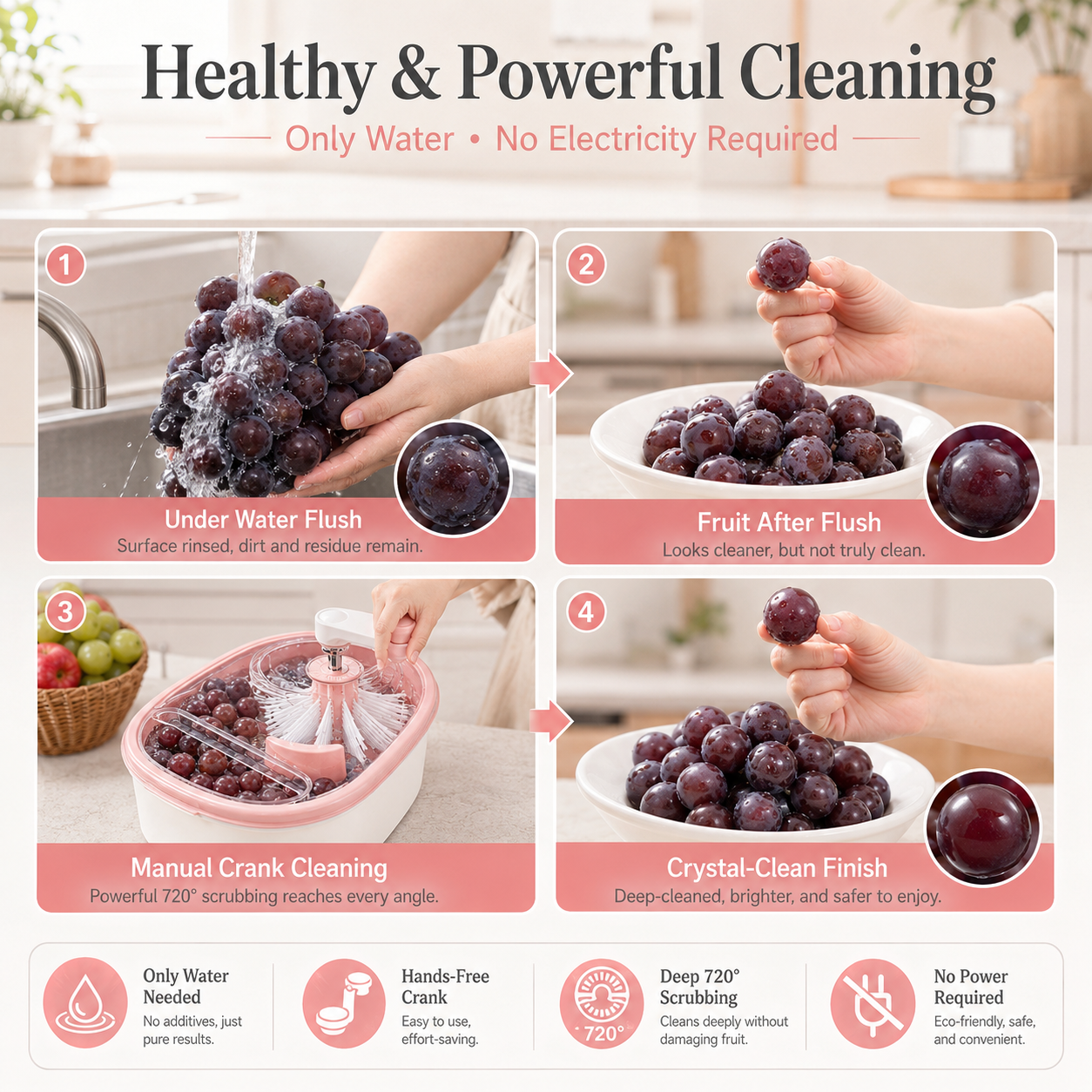 🥦🍓Portable Fruit & Vegetable Purifier|A Must-Have For Every Health-Conscious Family