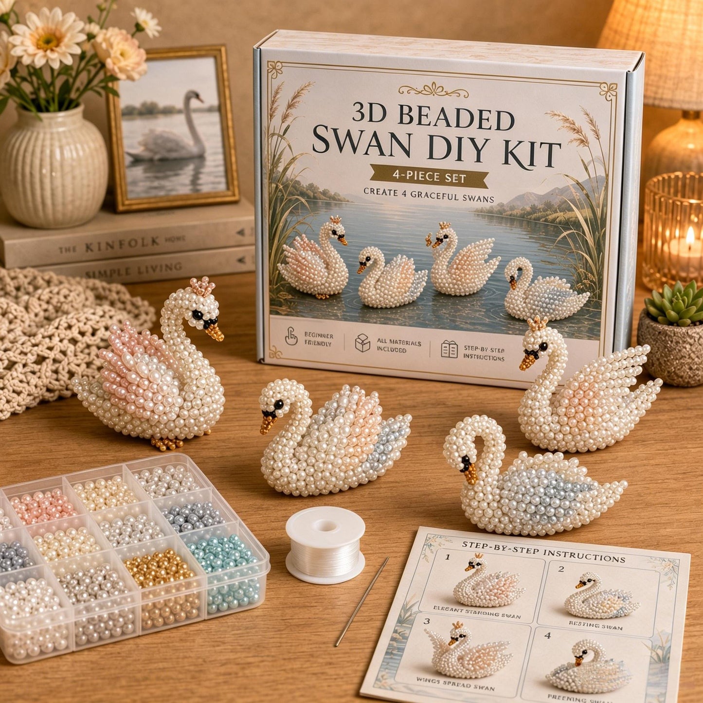 🔥2026 Hot Sale -🧵 3D Beaded Animal DIY Kit | Perfect Gift for Craft & Animal Lovers ✨