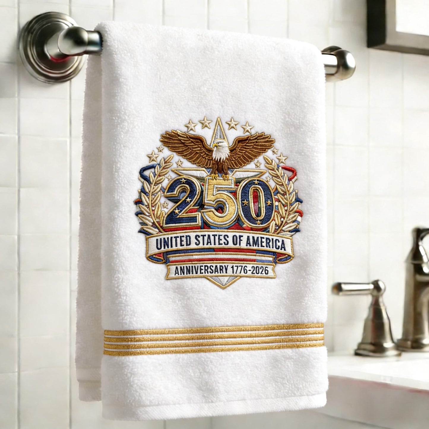 🎆🎉250th Anniversary Commemorative Towel | A Tribute Woven in Thread