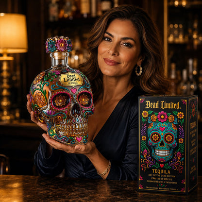 🎁Halloween 50% OFF🍷Skull Tequila Bottle – Colorful Collector’s Gift Box🎁