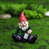 1 PC Cute Sitting Dwarf Figurine