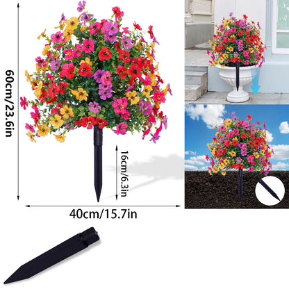 💐Outdoor/Indoor UV Resistant & Waterproof Artificial Flower Decor⏰ Limited-Time Offer🎁 Buy 3 Get 2 Free