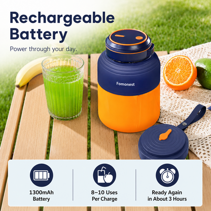 🍓 Portable Juicer Cup Blender – Fresh Smoothies & Shakes Anywhere