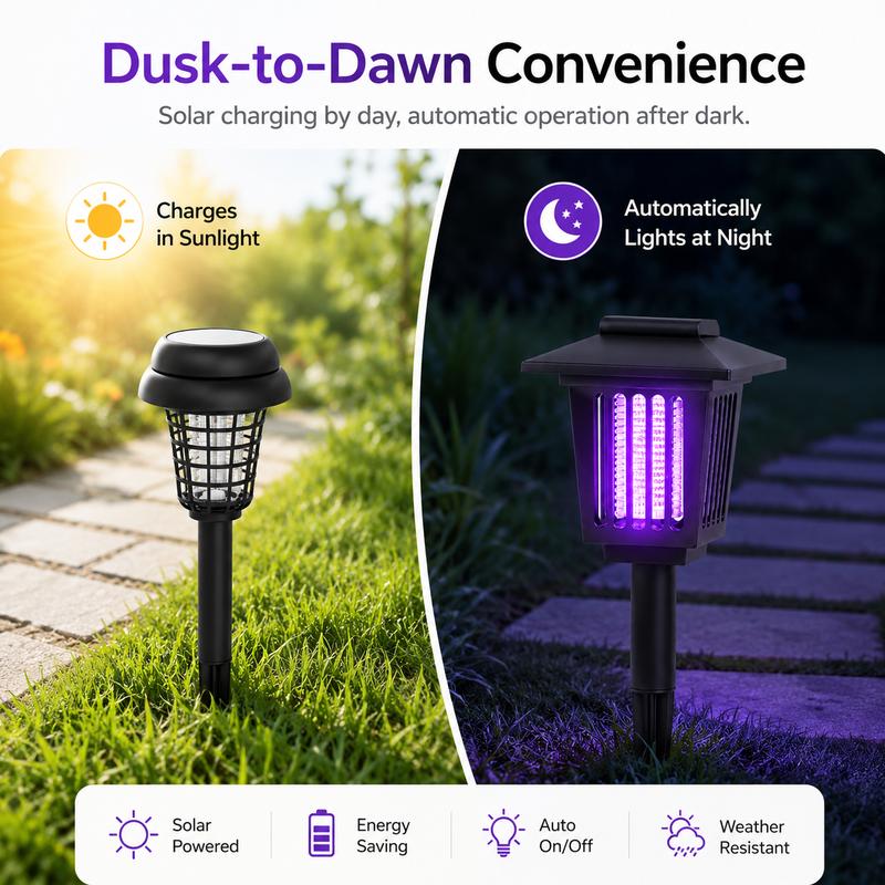 🔥Last Day 60% OFF🎁Solar Mosquito Zapper Light