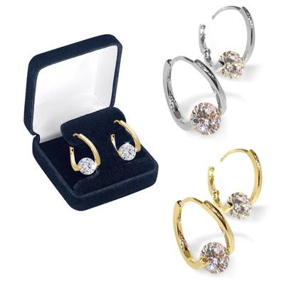 🔥LAST DAY SALE-80% OFF)Histone Lymphvity MagneTherapy CZ Earrings