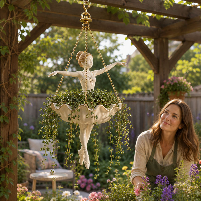 ⏰ LIMITED-TIME 59% OFF!🩰 Ballet Dancer Hanging Planter🌿