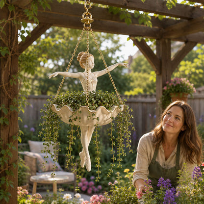 ⏰ LIMITED-TIME 59% OFF!🩰 Ballet Dancer Hanging Planter🌿