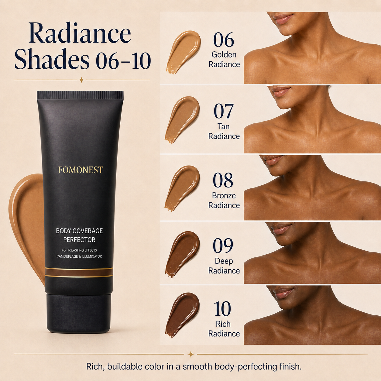 Waterproof & Sweatproof Full Coverage Body Tattoo Concealer | Instant Coverage, Limited Time: Free Concealer Brush Included