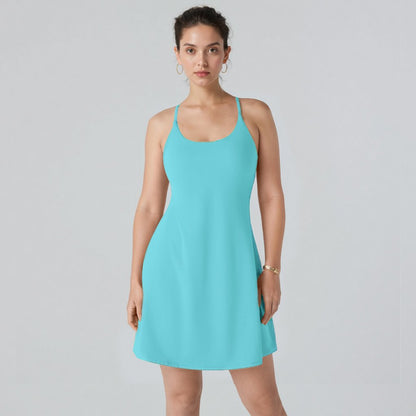 🌈Athletic Dress with Unique Built-in Shorts✨