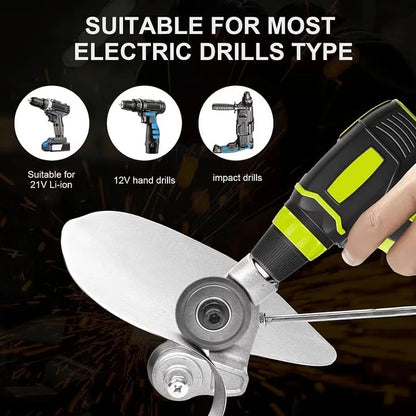 🔥🛠️ Sheet Metal Cutter Drill Attachment ⚡✂️ | Easy Metal Cutting Tool 🔩💪 for DIY, Roofing, Home Repairs & Workshop Projects 🚀