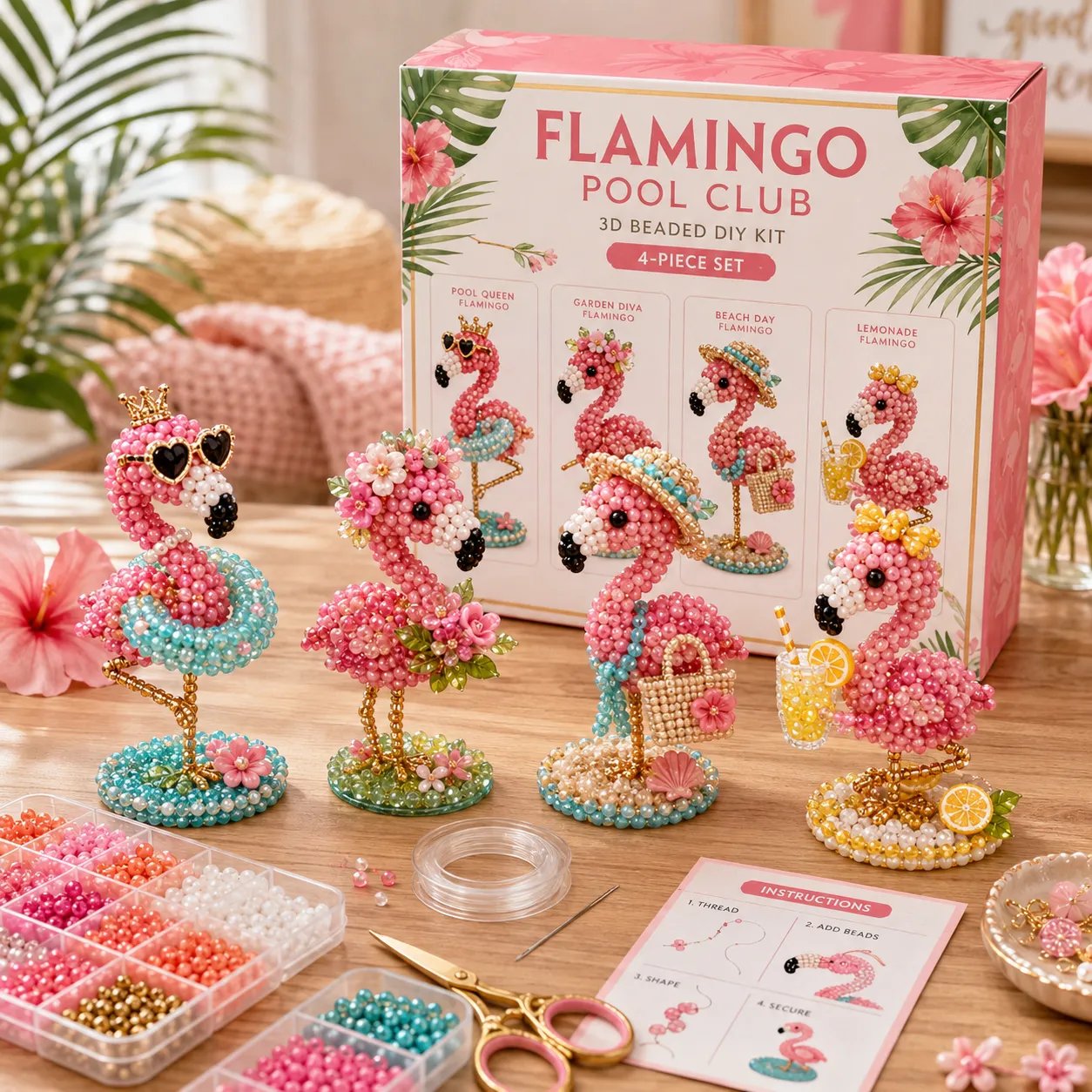 🔥LAST DAY 60% OFF - 🧵✨ Creative Beaded Mini World 3D DIY Kit Collection