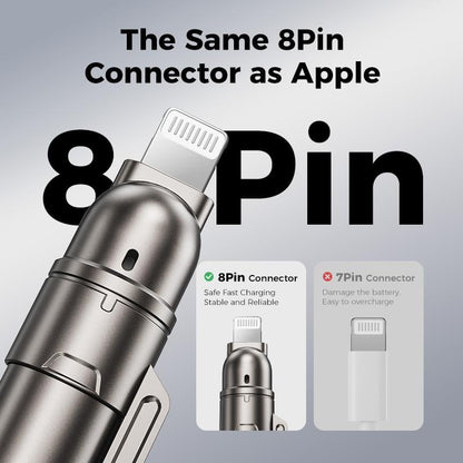 🔥 4-in-1 USB Charging Cable mFish fast charging 240W