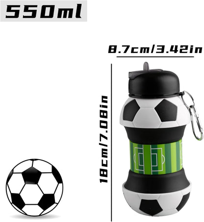 ⚽BPA-Free Football Foldable Cup, Perfect Summer Outdoor Must-Have✨