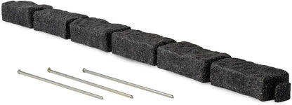Landscape Edging | Garden Edging Border | Faux Stone Bricks for Lawn edging, Flower beds, Pathways & Yard Edging