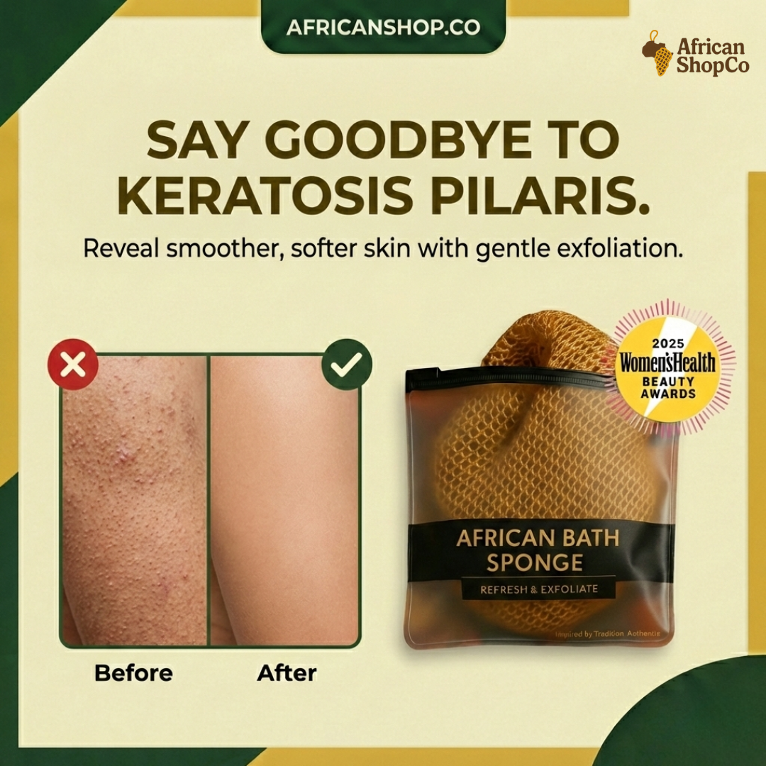 🔥 50% OFF 100% Authentic African Exfoliating Net Sponge