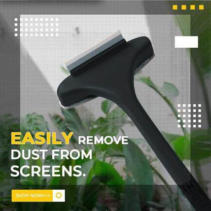 2-in-1 Multifunctional Mesh Screen & Window Cleaner Brush