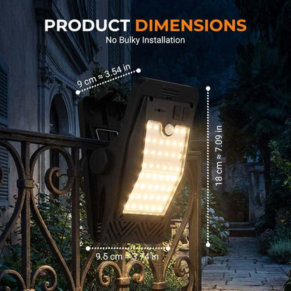 ☀️ Solar Clip Light with Motion Sensor – 2-Pack, 3 Modes, Waterproof Outdoor Light for Fence, Patio, Camping & Garage