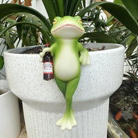 Wine Bottle Frog