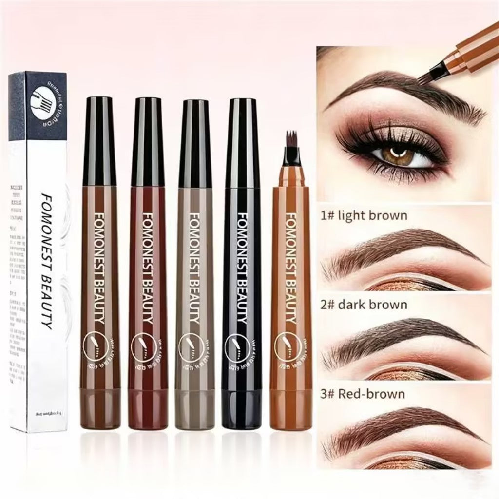 🎁Buy 1 Get 1 Free🔥Waterproof Four-tip Beard and Eyebrow Pen——Easy to Use for Beginners