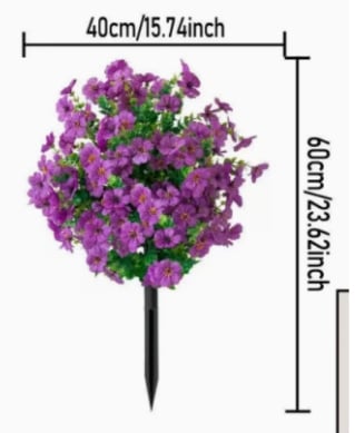 💐Outdoor/Indoor UV Resistant & Waterproof Artificial Flower Decor⏰ Limited-Time Offer🎁 Buy 3 Get 2 Free