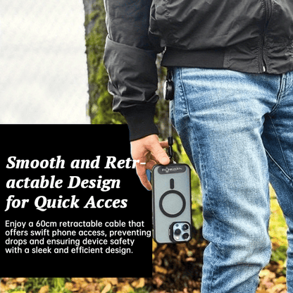 💪 Heavy Duty Anti-Theft Retractable Phone Lanyard | 🚫 Unbreakable ✅ Breakage Guarantee