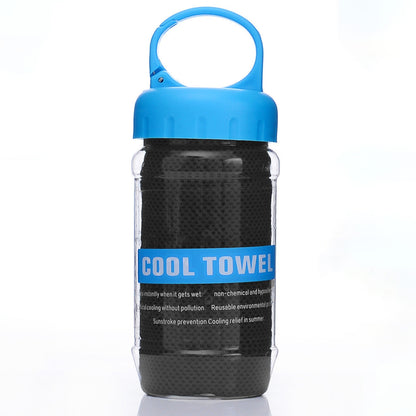 🧊Summer Instant Chill Cooling Towel | Portable Bottle Pack Heat Relief Towel For Gym, Hiking & Outdoor
