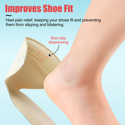 🔥🔥Buy 1 Get 1 Free🔥Anti-slip Heel Liners Soft Cushion Heel Protector Pads for Women Men Shoes