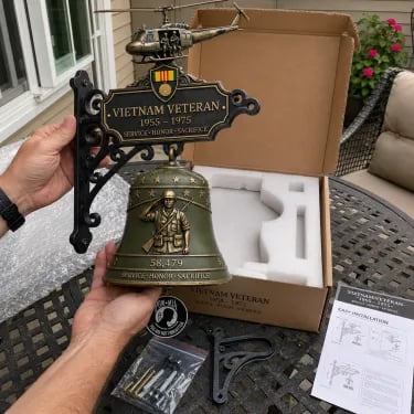 🔔 Last Day Promo: 49% OFF - 🥇 -Vietnam Veteran Tribute Wall Bell