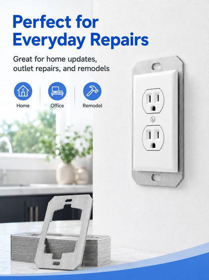 🛠 Outlet Repair Spacers – Easy Fix for Loose, Crooked & Recessed Outlets