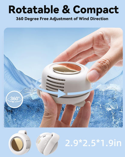 360° Rotatable Portable Mini Clip-on Fan🌬️ 🌬️ 🌬️