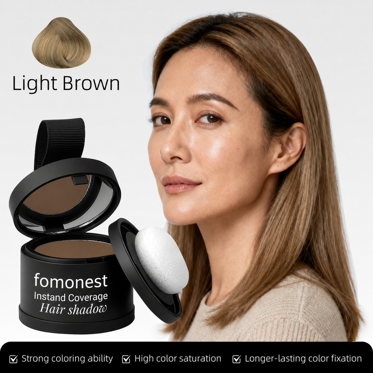 Instant, Natural Coverage Hairline Powder