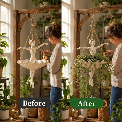 ⏰ LIMITED-TIME 59% OFF!🩰 Ballet Dancer Hanging Planter🌿