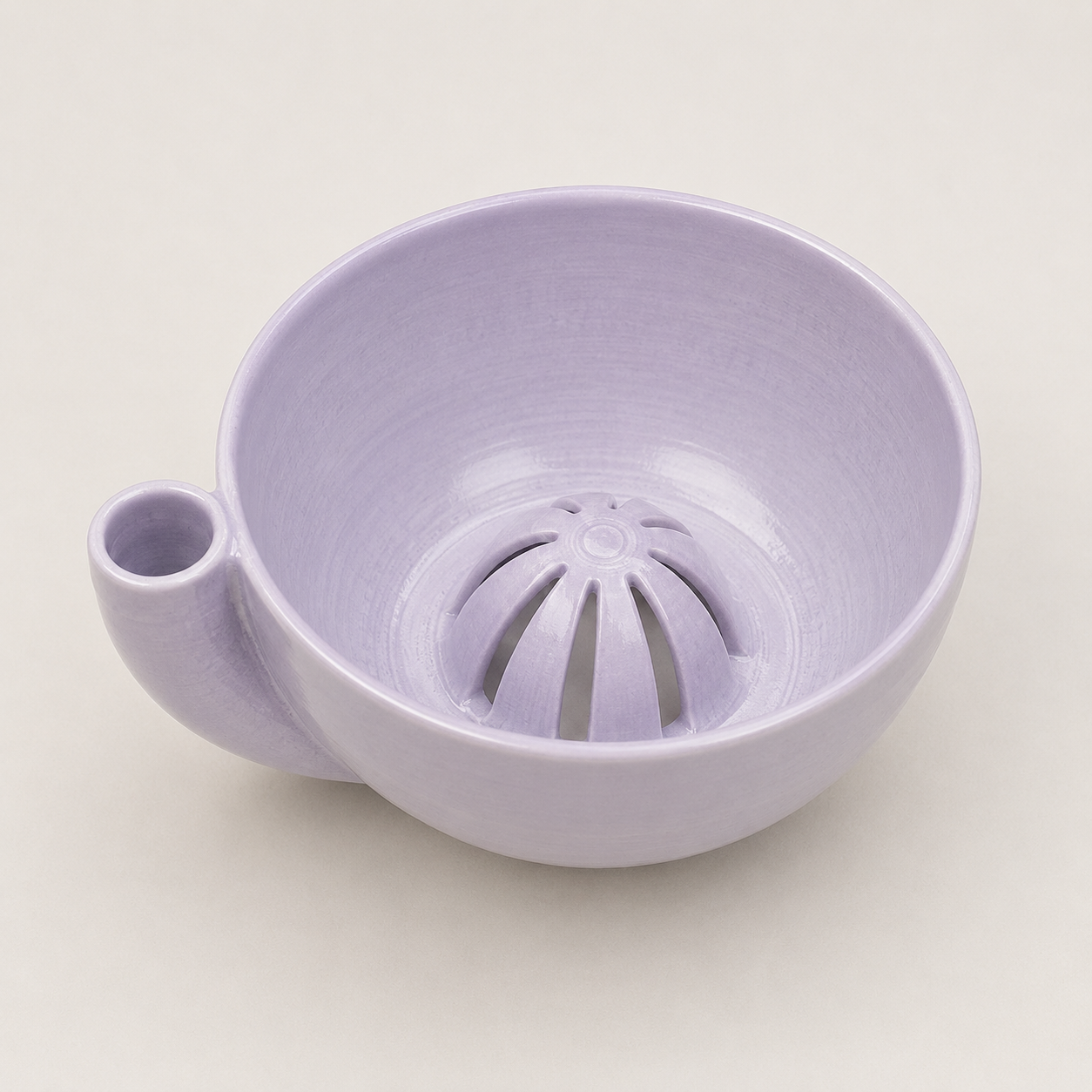 Handmade Ceramic Swirl Berry Bowl | Gentle Swirl Rinse & Drain Bowl for Strawberries, Blueberries & Small Fruits