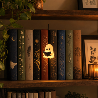 Ghost Bookshelf Lantern