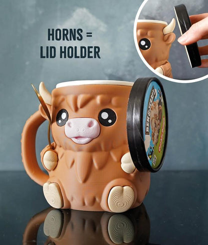 Cow Ice Cream Pint Holder