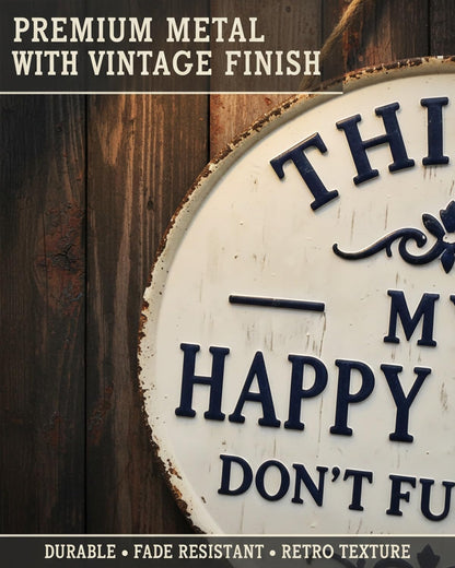 🏡✨ “This Is My Happy Place” Door Sign