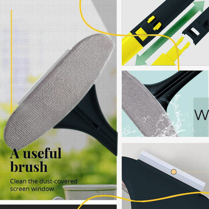 2-in-1 Multifunctional Mesh Screen & Window Cleaner Brush