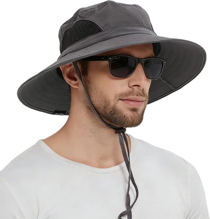 ☀️ Wide Brim Bucket Hat |  Sun Protection – 🔥Lightweight & Packable Fishing Hat