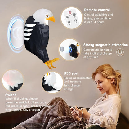 USA 250th Anniversary Bald Eagle Magnetic Wall Light – Limited Edition 🇺🇸🦅✨