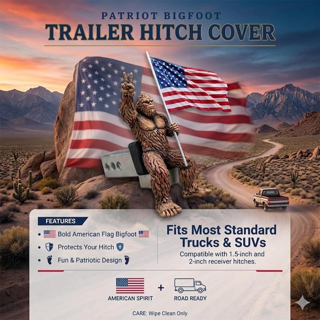 🔥🇺🇸LAST DAY 70% OFF- 250th Anniversary Patriot Bigfoot Trailer Hitch