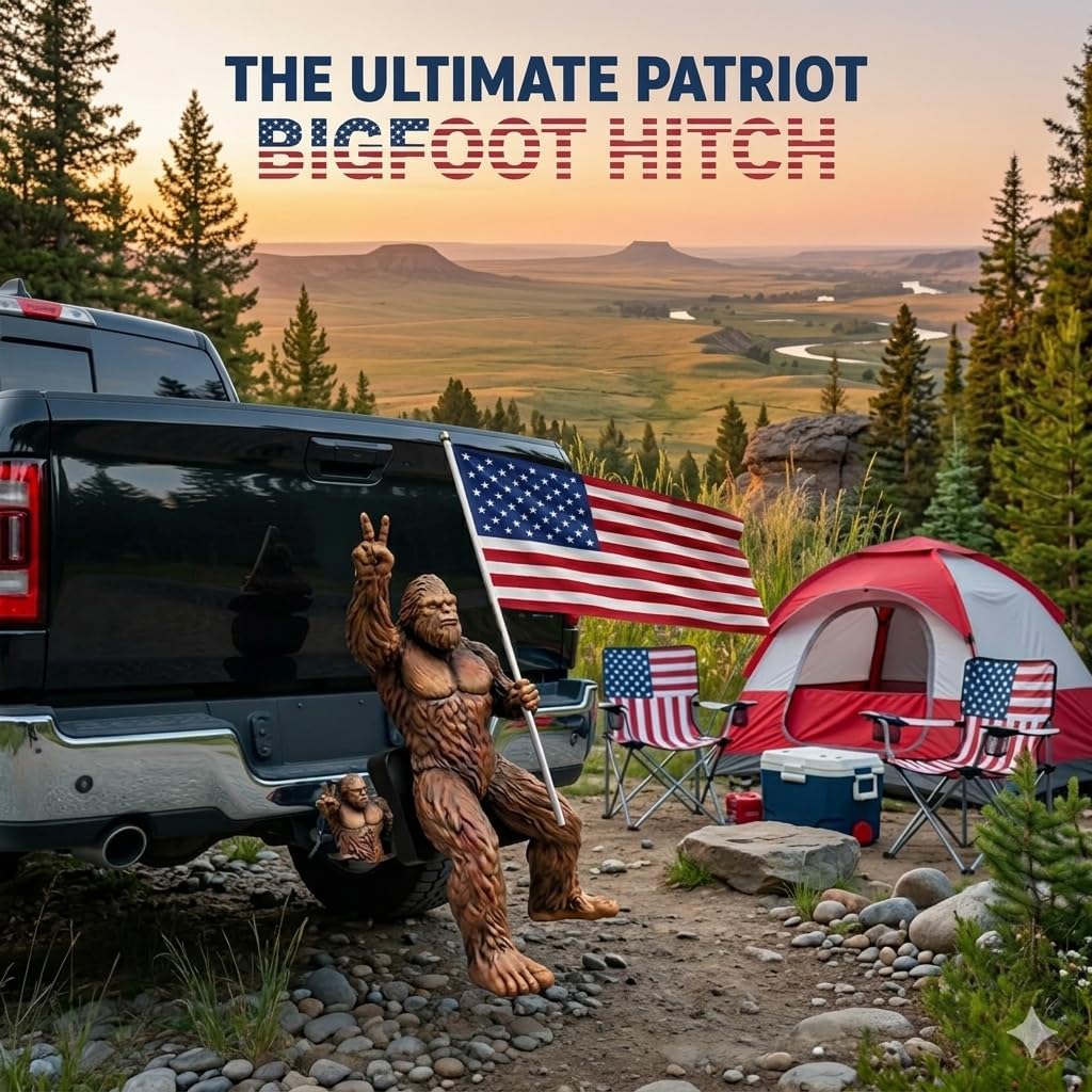 🔥🇺🇸LAST DAY 70% OFF- 250th Anniversary Patriot Bigfoot Trailer Hitch