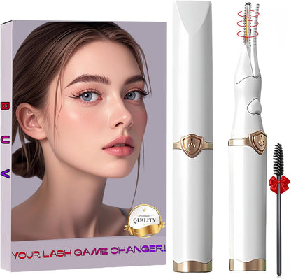✨ Heated Eyelash Curler | 2-in-1 Rechargeable | 3 Modes | 8S Fast Heat | 24H Lift ✨